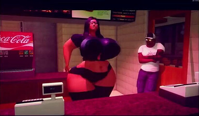 Lovely hentai with rounded bae