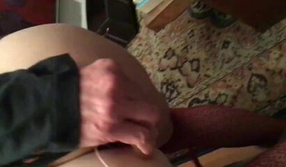 Bubble butted MILF drills her asshole with toy and gets dick