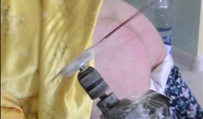 Wonderful home made close up butt BDSM with wife