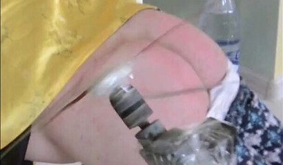 Wonderful home made close up butt BDSM with wife