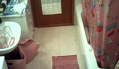 Watch sexy wife stripping and showering