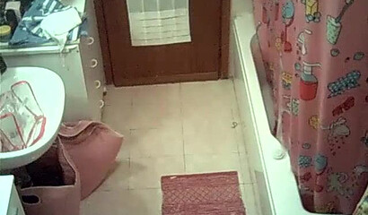 Watch sexy wife stripping and showering