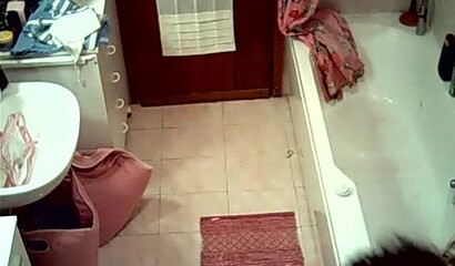 Watch sexy wife stripping and showering