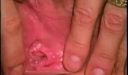 Mature wife Annette van de Venn showing her pissing skills