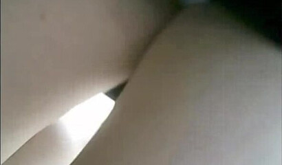Amateur secretary flashing in the office