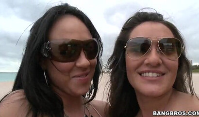 Slutty brunettes with large asses are real friend who know who how to share a massive shaft