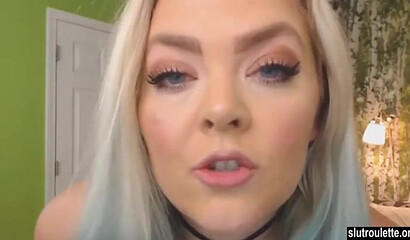 Curvy lassie with huge tits and an ass to go with them toys inside her gorgeous holes