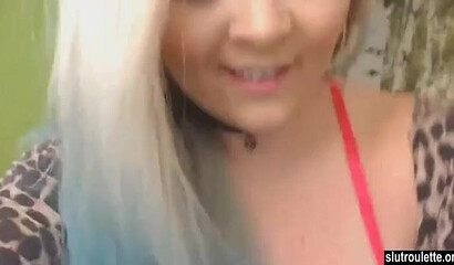 Curvy lassie with huge tits and an ass to go with them toys inside her gorgeous holes