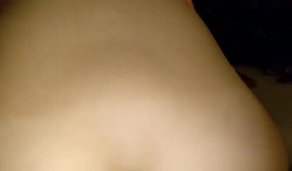 Black babe with a big fertile pussy and a huge ass takes a hard white cock deep inside her