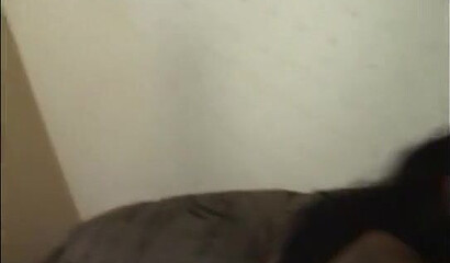 Chick with a big ass kneels down and sucks a cock before letting it fill her love hole