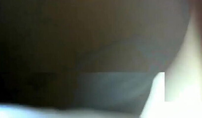 Big booty ebony chick with a mask lays down and spreads her cheeks to reveal her holes