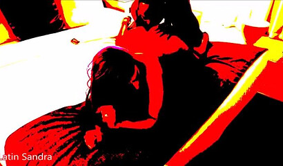 Exotic Latina with big tasty butt made a booty call so she could fuck some big black dick