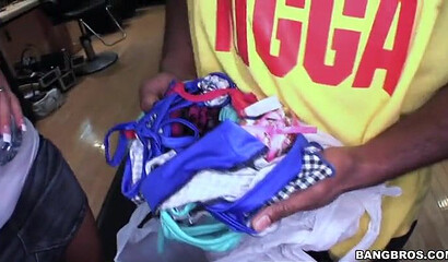 Charming cumstarving Latina with huge bubble booty getting a big black boner treatment