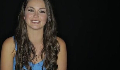 Gorgeous brunette tight ass honey having a first fuck date with a big black monster boner