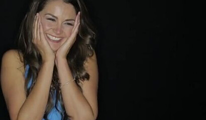 Gorgeous brunette tight ass honey having a first fuck date with a big black monster boner