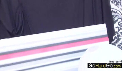 Brunette fingers her tight asshole and pleasures herself every second that she can get