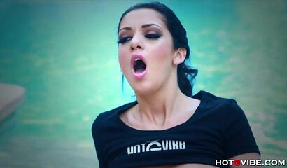 Wonderful tits and an even more amazing ass as this girl masturbates in the shallow pool