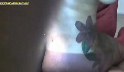 Busty mixed teen cutie with a fat ass gets her pussy popping on a live webcam show