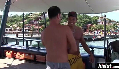 Babe with enormous boobs and a thick ass gets her tight hole pounded very hard by a stud