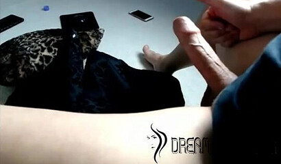 Fat ass brunette enjoys sucking his cock and taking hard doggy style pounding in her pussy