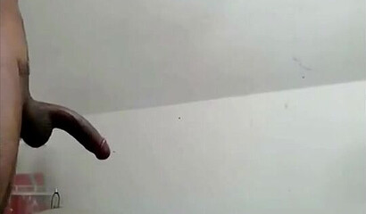 Amateur ebony slut with massive bottom rides a guy in a Spider-Man costume in her bedroom