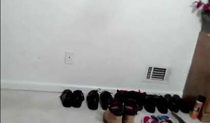 Amateur ebony slut with massive bottom rides a guy in a Spider-Man costume in her bedroom