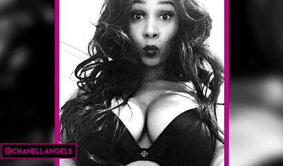 Bombshell babe with an angelic face and round booty made a compilation of her best shots