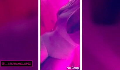 Big booty babe with huge titties shows off her amazing almost naked body on the camera