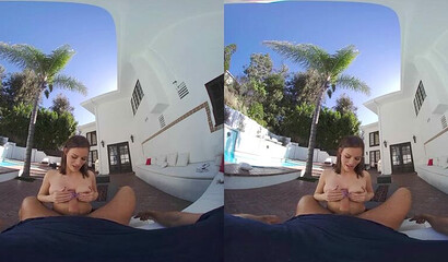 Chick rides a dick POV style