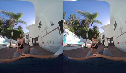 Chick rides a dick POV style