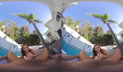 Chick rides a dick POV style