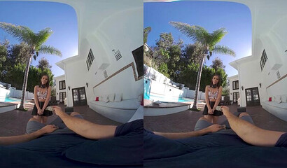 Chick rides a dick POV style