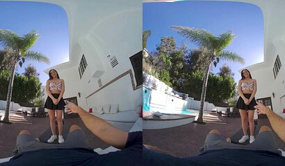 Chick rides a dick POV style