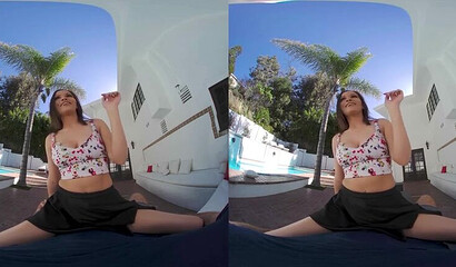 Chick rides a dick POV style