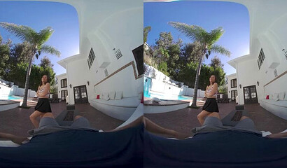 Chick rides a dick POV style