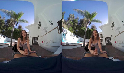 Chick rides a dick POV style