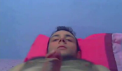 Amateur couple having anal sex on webcam