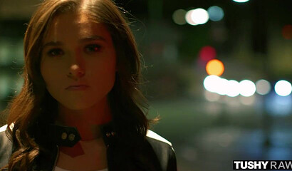 Brunette cutie Zoe Bloom gets hard anal drilled