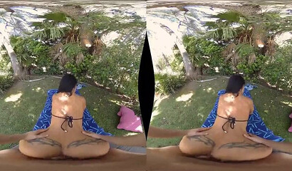 Latin MILF with big tits Jewels Jade rides cock in VR POV