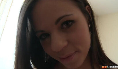 Brunette nurse with big tits Nekane Sweet rides big dick in POV