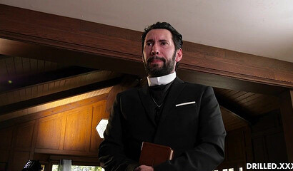 MILF Jasmine Jae gets anal rammed by preacher