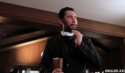 MILF Jasmine Jae gets anal rammed by preacher