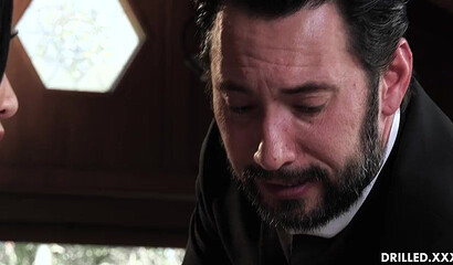 MILF Jasmine Jae gets anal rammed by preacher