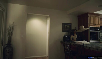 Rough and wild sex with busty brunette ended with creampie