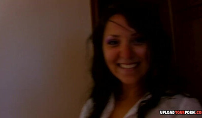 Hot redhead amateur takes big stiff rod in her tight pussy