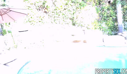 Hot ebony gets throat and pussy fucked