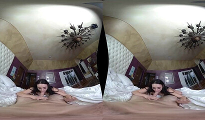 Brunette big ass chick Mandy Muse gets fucked in VR POV