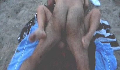 Mature blonde blows cock outdoors and gets fucked