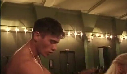 Blonde beauty Silvia Saint and her GF get ass fucked