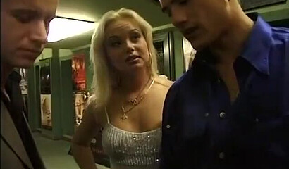 Blonde beauty Silvia Saint and her GF get ass fucked